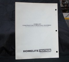 Homelite Generator Parts List Part No. 17177 Illustrated 4KW Generator