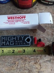 Mighty Mag 400-1 | 4-1/2 x 1 x 1-1/4″ Magnetic Base for Dial/Electric Indicators