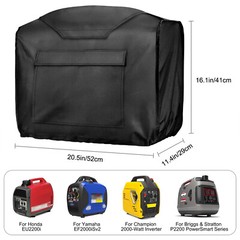 Waterproof Generator Cover Heavy Duty, Portable Outdoor Storage Cover 21x11x16″