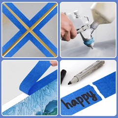 10 Rolls Blue Painters Tape, Masking Tape, Painter’S Tape, Painting Tape