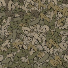 Penis Camo 24 – 18″x46″ Hydrographic Film Hydro Dipping Dip Water Transfer