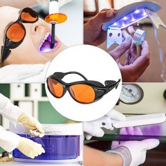 Professional UV Light Safety Glasses for 90nm-490nm One Size, Orange