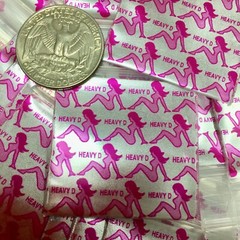 BaggiesSince1987- 1515 ZipSeal DesignBags 100PCS BUNNY PEARL RED SILVER 👀DETAIL