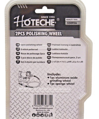 Hoteche 2pc 3″ Grinding Polishing Wheel Set For 3″ Mini Bench Grinder 550956