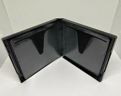 20 New High Quality 12-CD DVD Black Poly Cases w/Sleeve PP12BLK