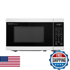 Sharp Compact Countertop Microwave Oven Removable 10 Carousel Turntable 700
