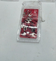 (QTY 120) Gardner Bender 20-111 22-16 Gauge Red Spade Terminals