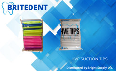 1000 Pcs rainbow / assorted color HVE High Volume Evacuation Suction Dental Tips