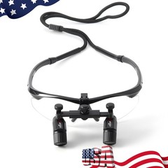 Dental Surgical Medical Binocular Loupes Magnifier Ergo Glass/5W LED Head Light