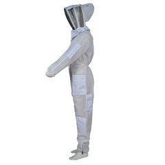 Full Ventilated Mesh Bee Suit Fencing Veil Maximum Protection and Comfort XLarge