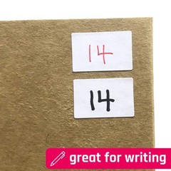 0.5″ x 0.3″, 2000 Pack – Small Price Stickers, White Label 2000 Pack,