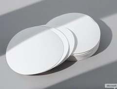 200Pcs PVDF Hydrophilic Membrane Filter 0.45um 50mm