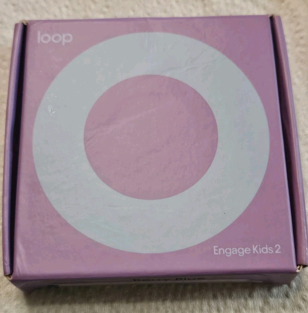 Loop Engage Kids 2 Ear Plugs Berry Blue Reusable Everyday Noise Relief for Kids