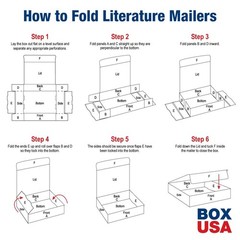 Oyster White Literature Mailers 18x18x2 Inch Strong Corrugated Box Made in USA