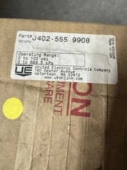 UNITED ELECTRIC J402-555-9908 SWITCH NIB 0-100 PSI