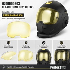 5 Pack 700000803 Clear Front Cover Lens Compatible with ESAB Sentinel A50 Weldin