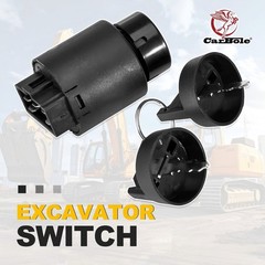 Mini Excavator Ignition Switch Key Fits for AGT Typhoon China Mini Digger New