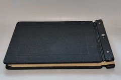 Wilson Jones Raven Post Binder 2-1/2” Black Vinyl 241-40N vintage Blank Pages