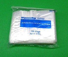 4″x10″ Reloc Zippit Bags 100 Clear 2mil Reclosable Zip Seal Lock Baggies 4×10