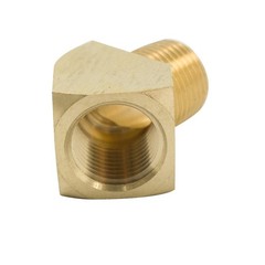 45 Degree 1/8″ NPT Female x Male, Pack Of 2,Brass