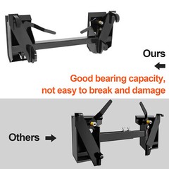 3500 lbs Quick Tach Conversion Adapter Latch Fit Global John Deere To Skid Steer