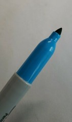1D One Direction Harry Stiles Sharpie Blue Color FINE POINT Sharpie New Favorite
