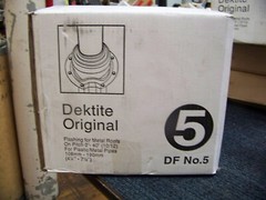 Lot of 5 Dektite Original Flashing for Metal Roofs Grey DF No. 5 DF105G New