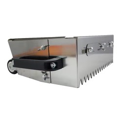 31.5in Adjustable Notched Trowel Mortar Comb With Wheels Tile Leveler ，Triangula