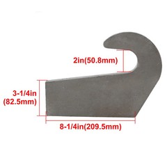 4 Mounting Brackets Weld 6500lb For Pin Type Over The Bucket Loader Pallet Forks