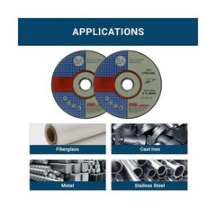 Benchmark Abrasives 6 Inch Aluminum Oxide Thin Type 1 Grinder Cut Off Wheels …