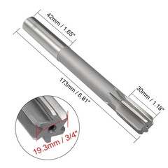 3/4″ Chucking Reamer Machine Milling Cutter Tool HSS H7 6 Straight Flute