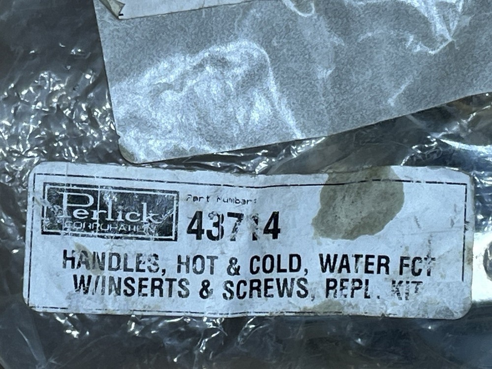 Perlick Handles, Hot Cold, Water Fct 43714 – Free Shipping + Geniune OEM