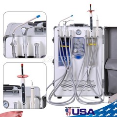Dental Portable Delivery Unit Air Compressor Suction Strong /Weak suction 4Hole