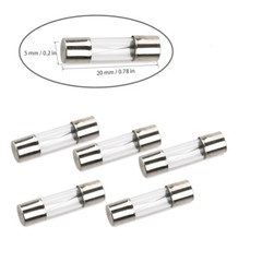 5Pcs F3.15AL250V 3.15A FAST Blow Fuse 5x20mm Fast Acting Fuse 3.15amp 250V