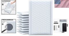 Opaque Padded Shipping Bags 4×8 Inches – 50 Durable Mailers for Privacy Needs