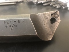 Large Heavy Boring Bar 16 1/8” With 2” Shaft PAT-5B VR/W