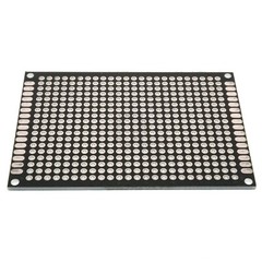 5cm x 7cm Black PCB Printed Circuit Board, 5 Pack, 432 Holes, 32 Pads