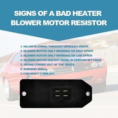 Fan Blower Motor Resistor Replacement for 1994-2008 Pickup, 1993-1999 Replaces 4