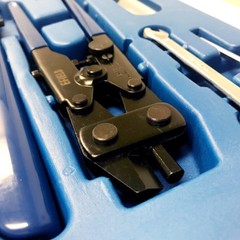 PEX Crimp Crimper Tool Kit with Decrimper for Pex Pipe 3/8″, 1/2″, 5/8″ & 3/4″