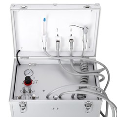 Portable Dental Delivery Unit With Air Compressor Curing Light Ultrasonic Scaler