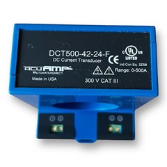 AcuAMP DCT500-42-24-F DC Current Transducer, 500A range, 4-20mA output – USA