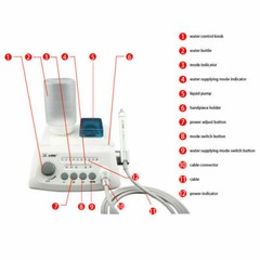 Dental Ultrasonido Ultra Endo Activador Irrigador Titanium /LED Endo Motor 16:1