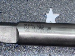 REGAL 1/2-13 UNC-3B Spiral Semi-Bottoming 6” OAL Extension Tap HSG H3 3FL SPFL