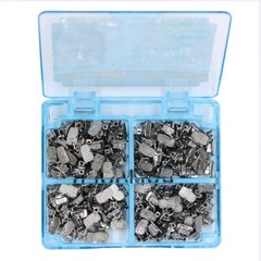 200Pcs Dental Buccal Tubes Orthodontic 1st Molar Tube Roth 022 Convertible Mesh