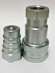 3/8 Agricultural Hydraulic Coupler | Bal Type | ISO 5675 | NPT | Male & Female