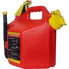 SureCan 2+ Gallon Type II Safety Gas Can, Red, Model# SUR2SFG2