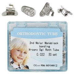 tubos de ortodoncia Orthodontic Buccal Tubes Roth MBT 022 1st 2nd Molar Tube