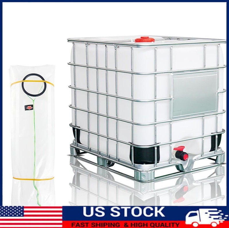 IBC Tote Cove 275 Gallon IBC Water Storage Barrel Liner Bags1000 Liter Rain Ba