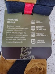 Mechanix Wear Landscape Canvas Leather Padded Palm Gloves 4964221 size LARGE