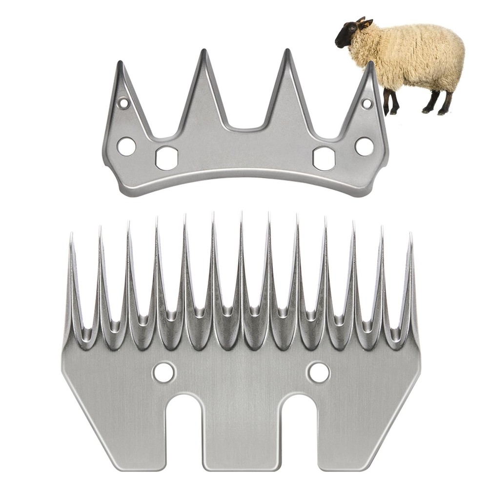 Sheep Shears Wool Clippers Universal Replacement Blades, Shearing Comb and Cu…